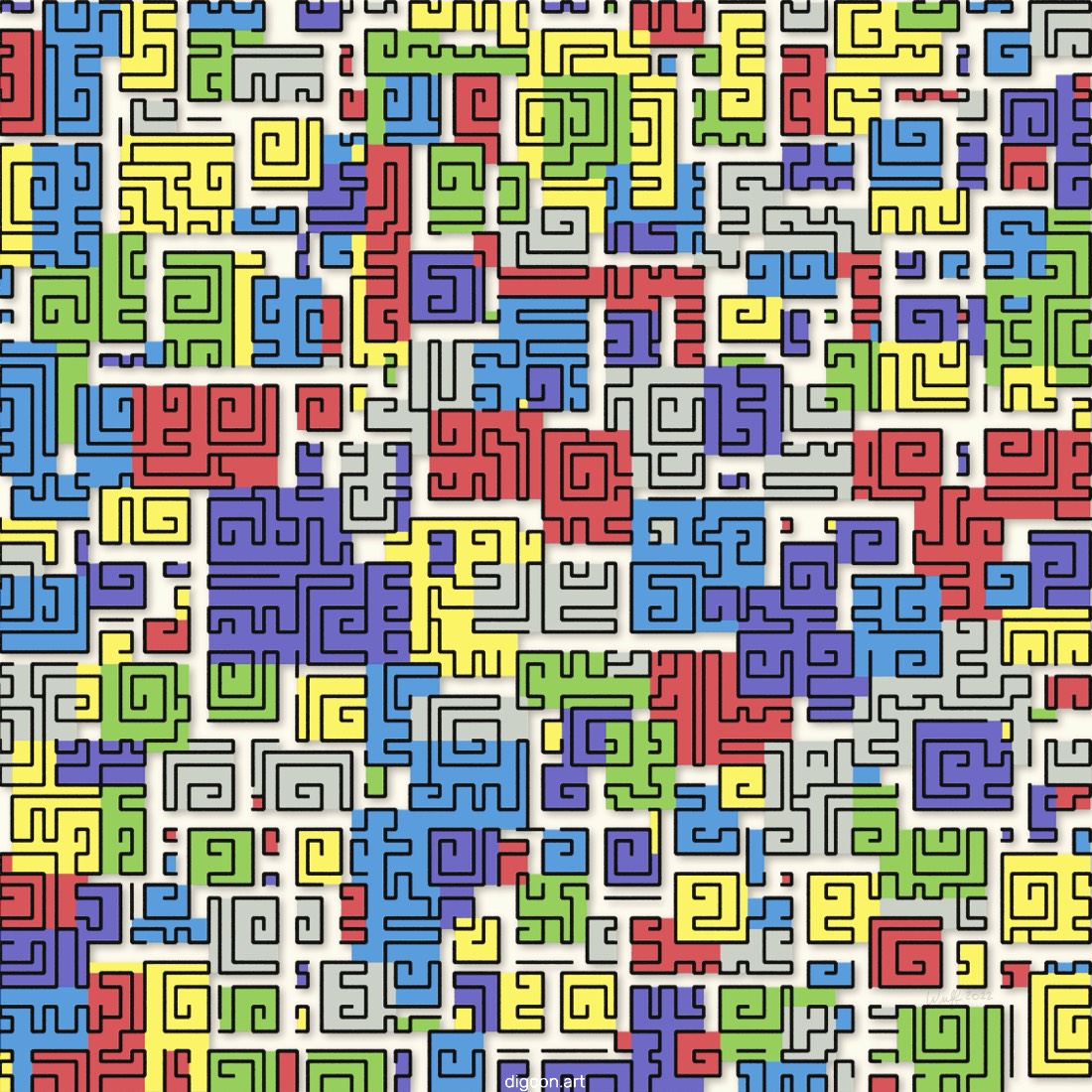 Artwork named: LeWitt Maze