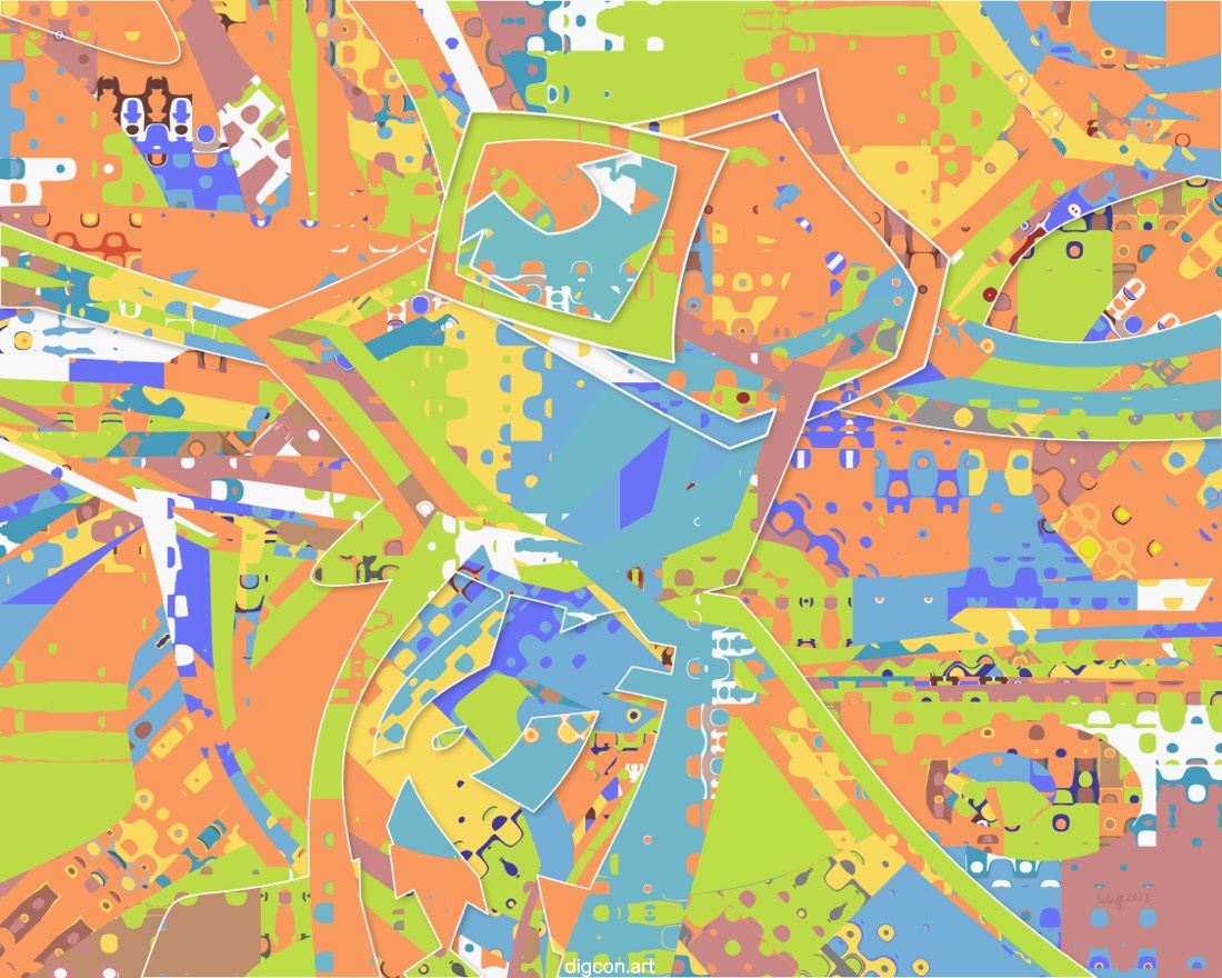 Artwork named: Lime And Orange
