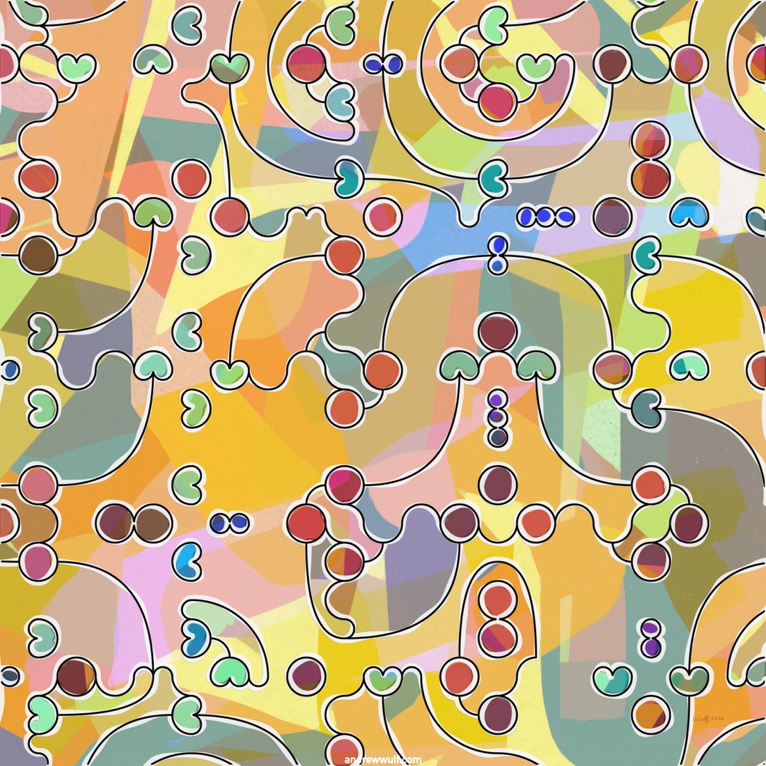 Artwork named: Lines And Fruit