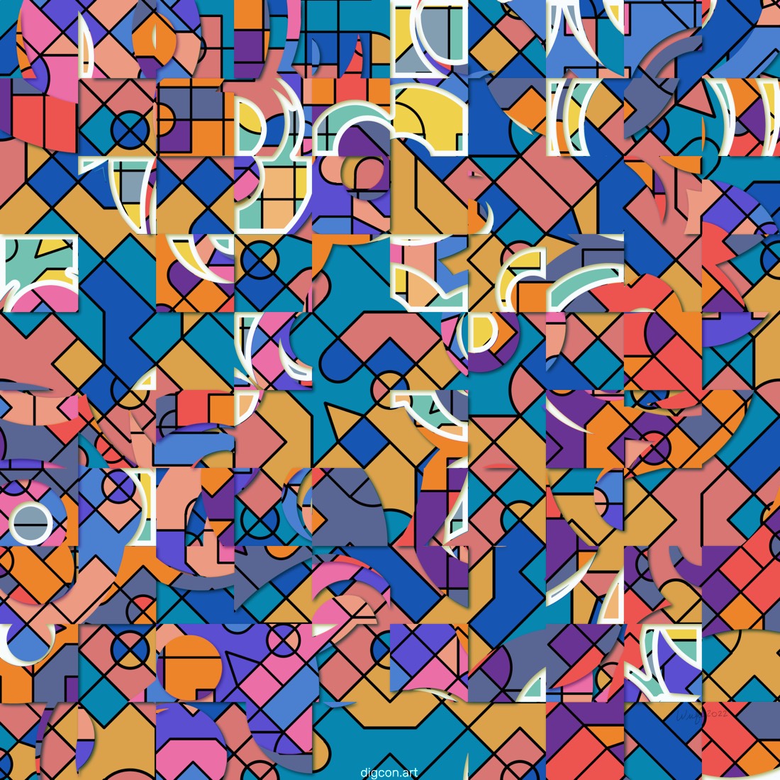 Artwork named: Little White Lines