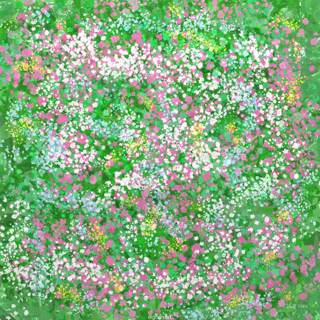 Artwork named: Magenta Garden