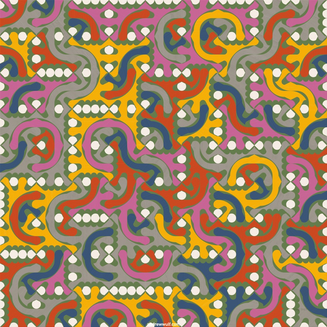 Artwork named: Meandering With Spots