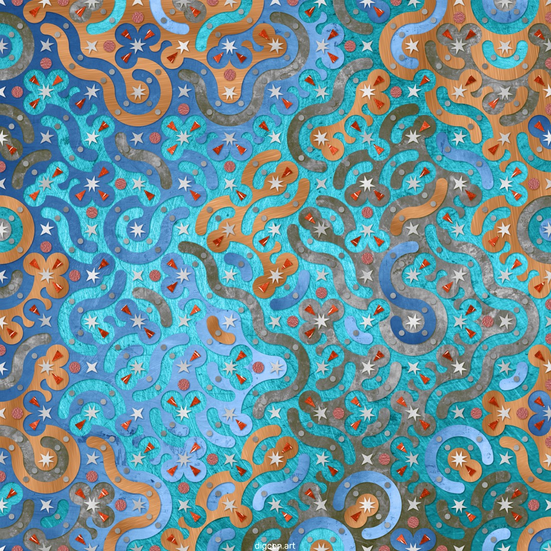 Artwork named: Metal Stars