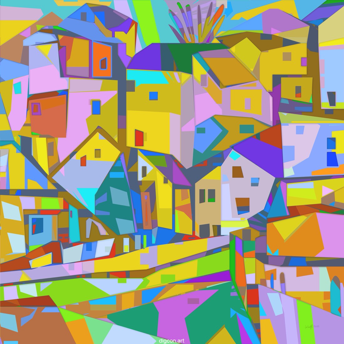 Artwork named: Mountain Village