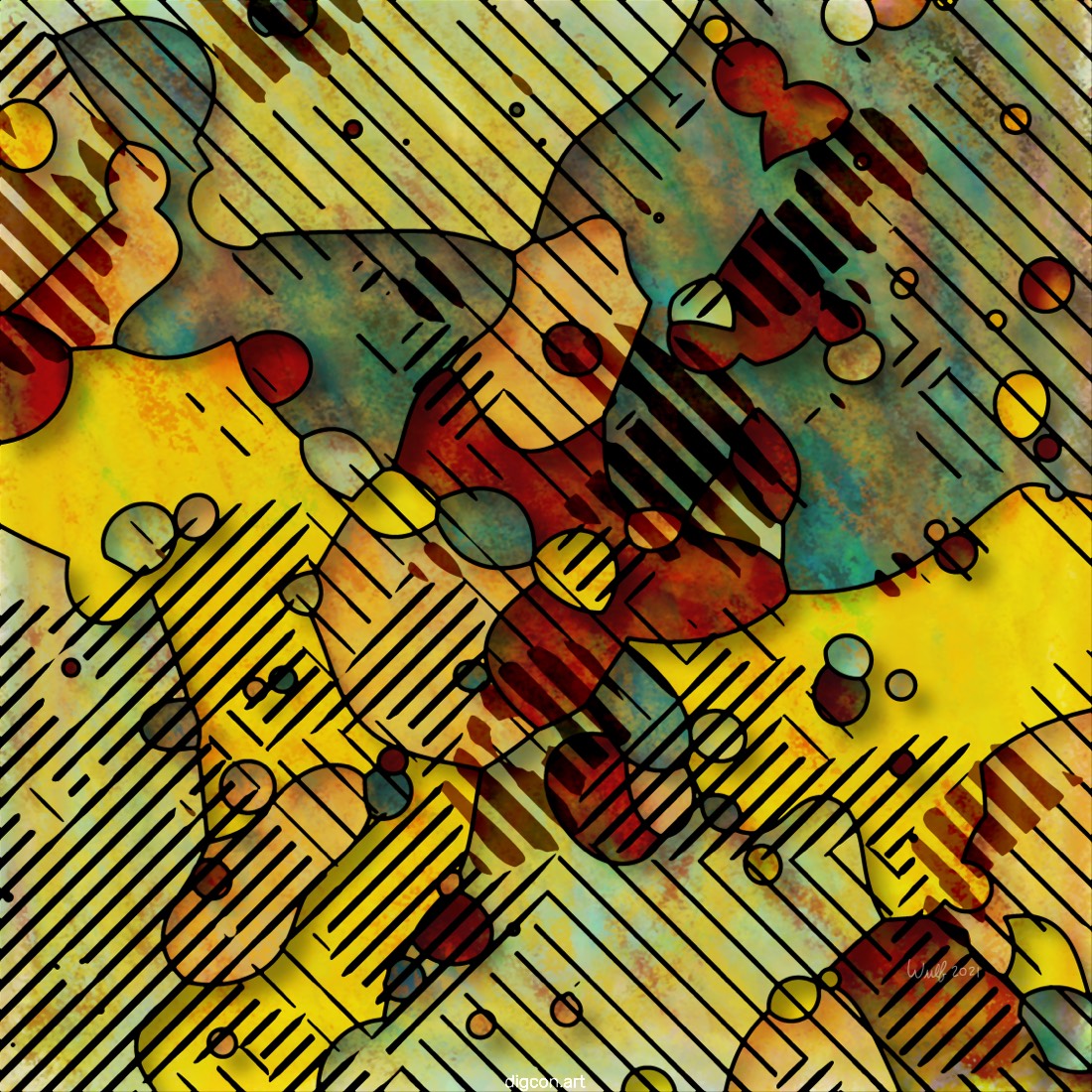 Artwork named: Musing on K