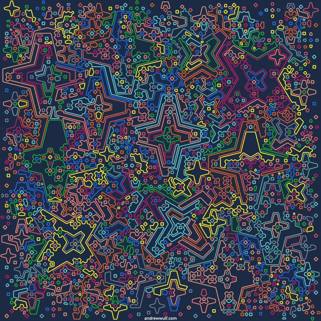 Artwork named: Neon Twelve