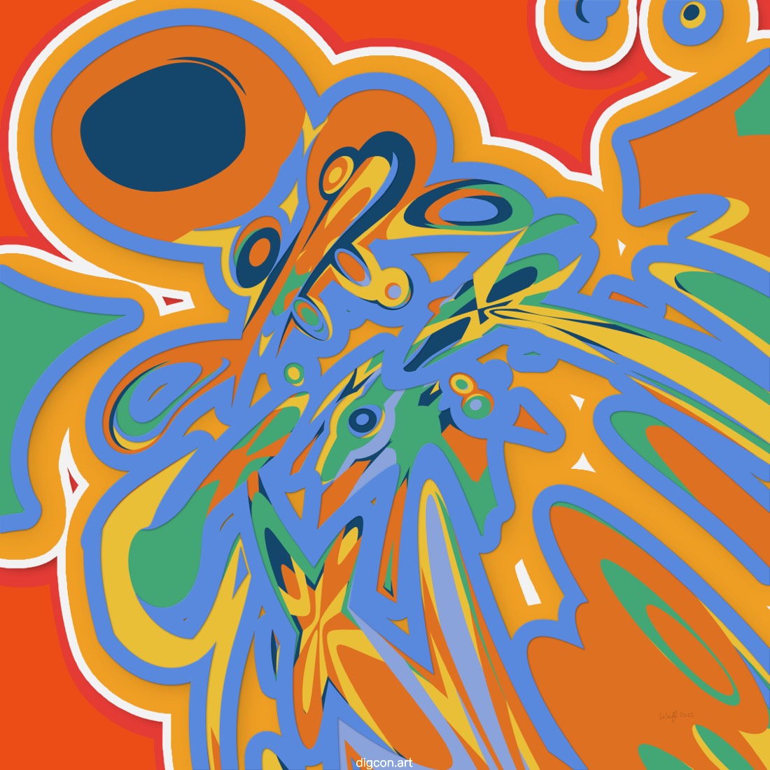 Artwork named: Orange Smush