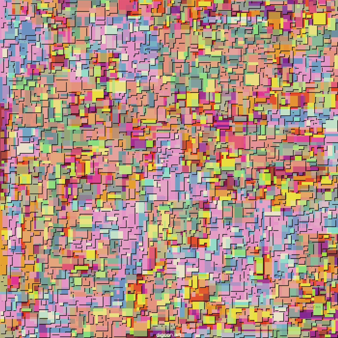 Artwork named: Parade Of Pastels