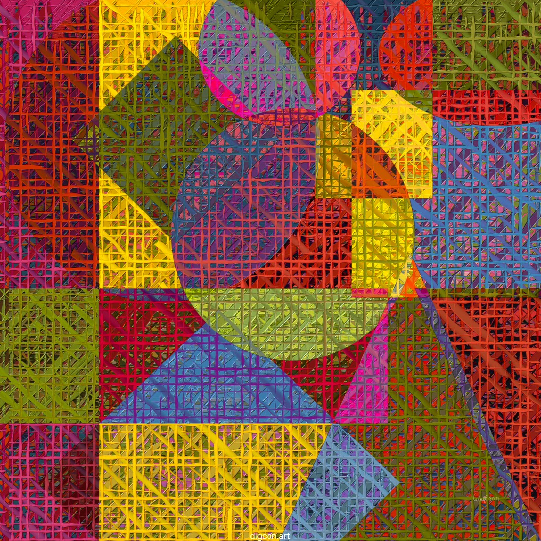 Artwork named: Patchwork Quilt