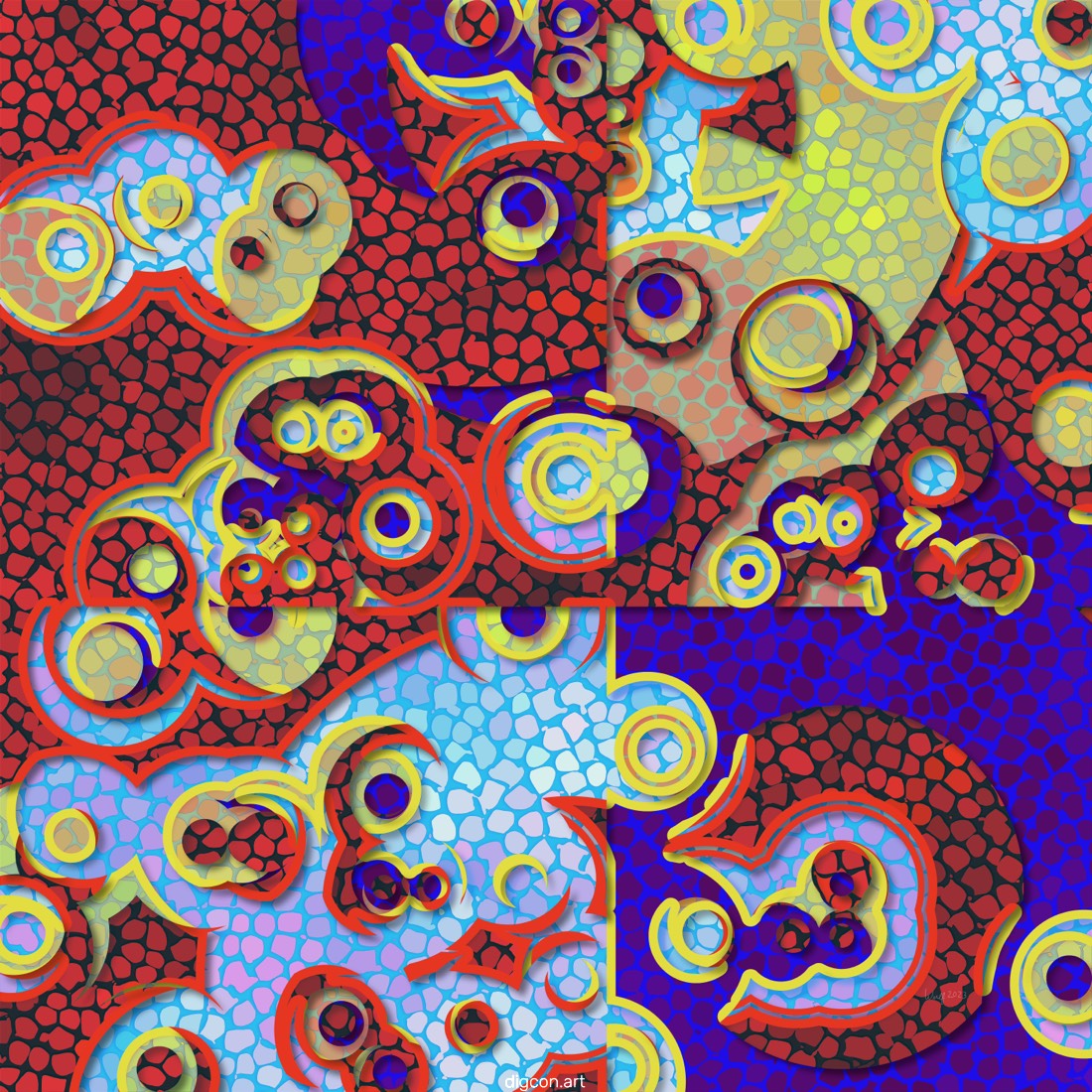 Artwork named: Pebbles In The Pond