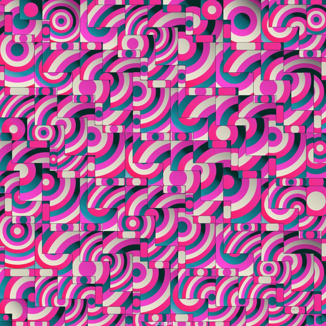 Artwork named: Peppermint Shields