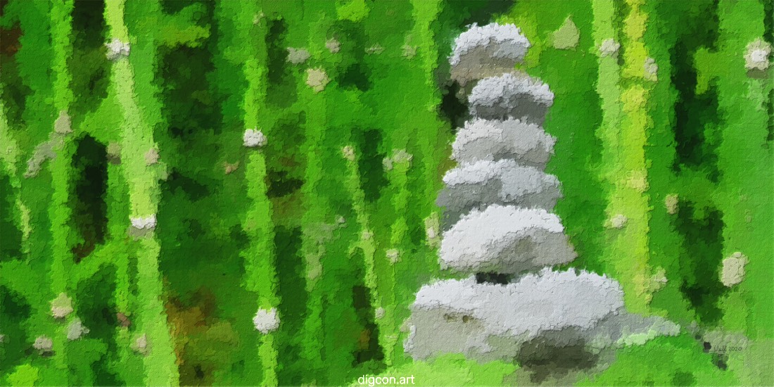 Artwork named: Piled Stones