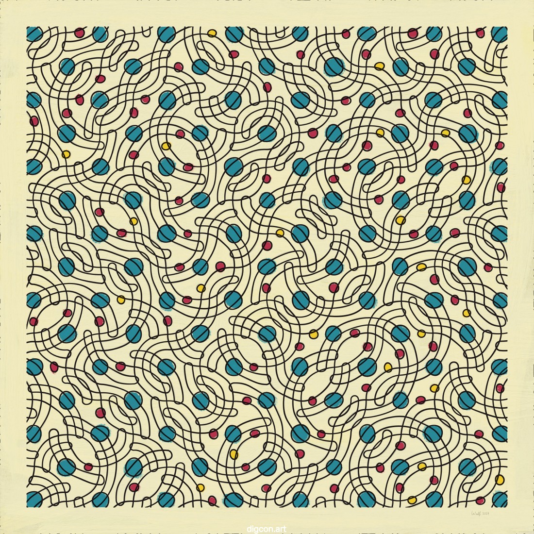 Artwork named: Planet Paperclip