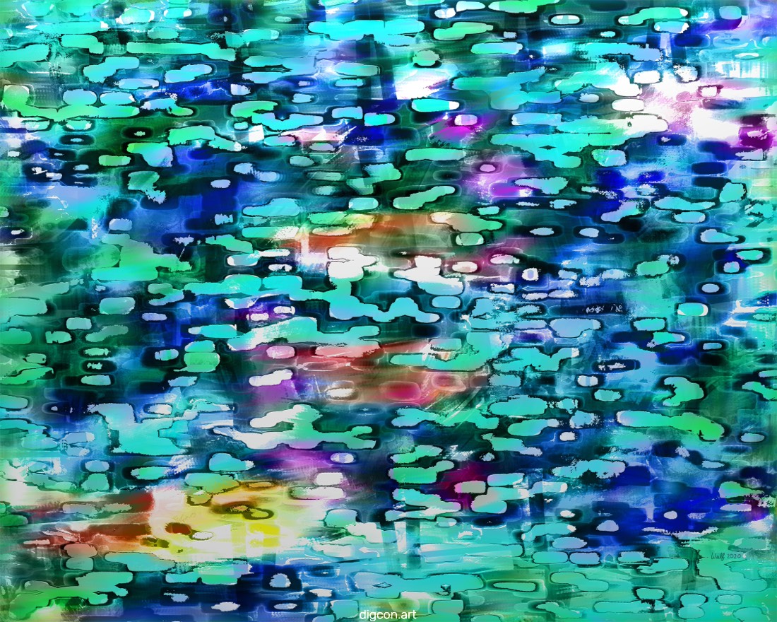 Artwork named: Pond With Lillies