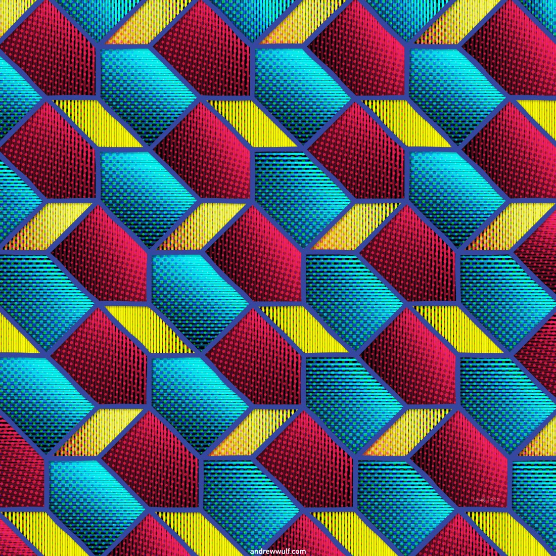 Artwork named: Pop Pentagons