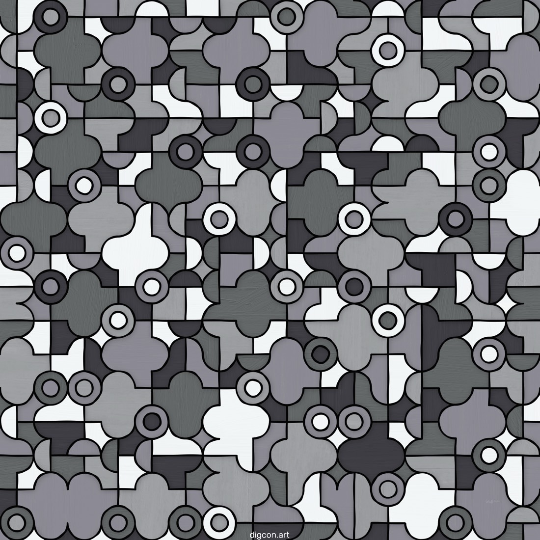 Artwork named: Portholes In Gray