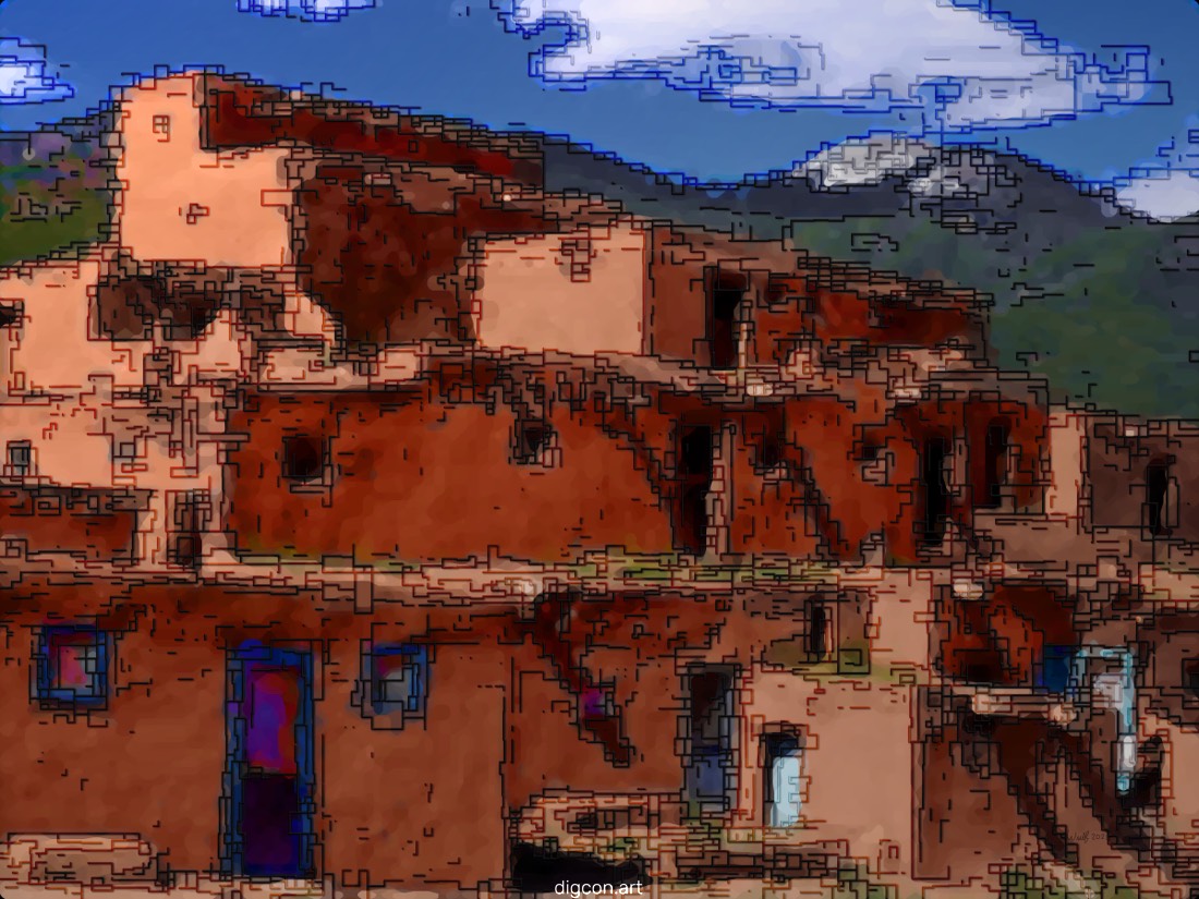 Artwork named: Pueblo