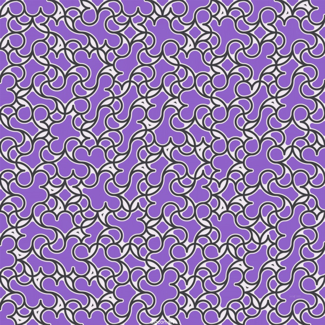 Artwork named: Purple Screen
