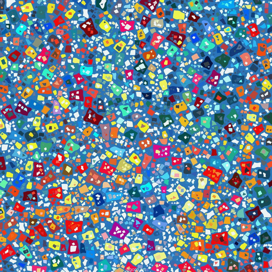 Artwork named: Rainbow Confetti