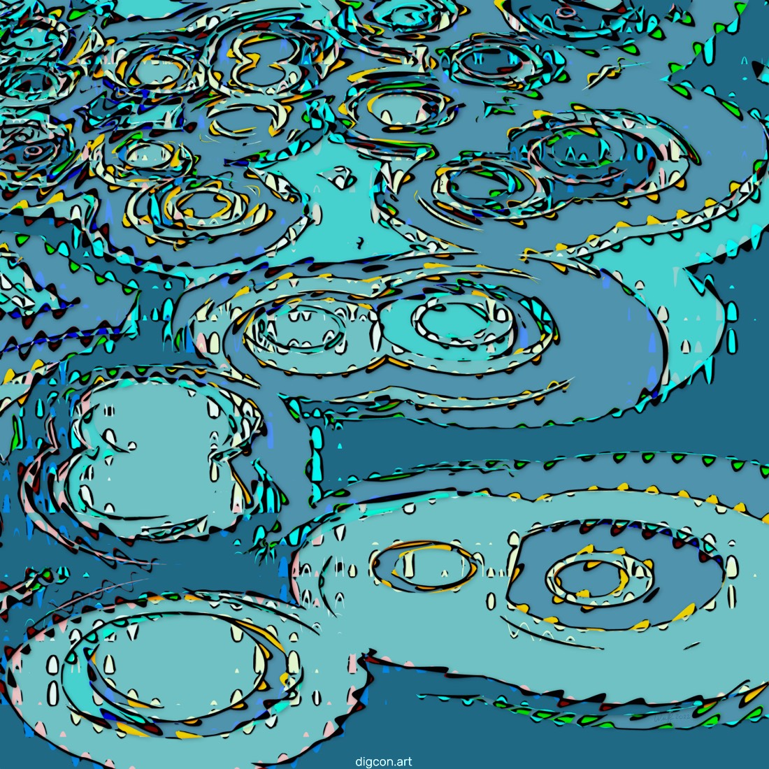 Artwork named: Raindrops