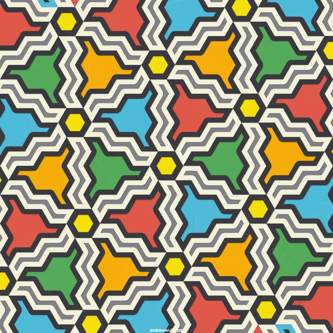 Artwork named: Rays Of Hex