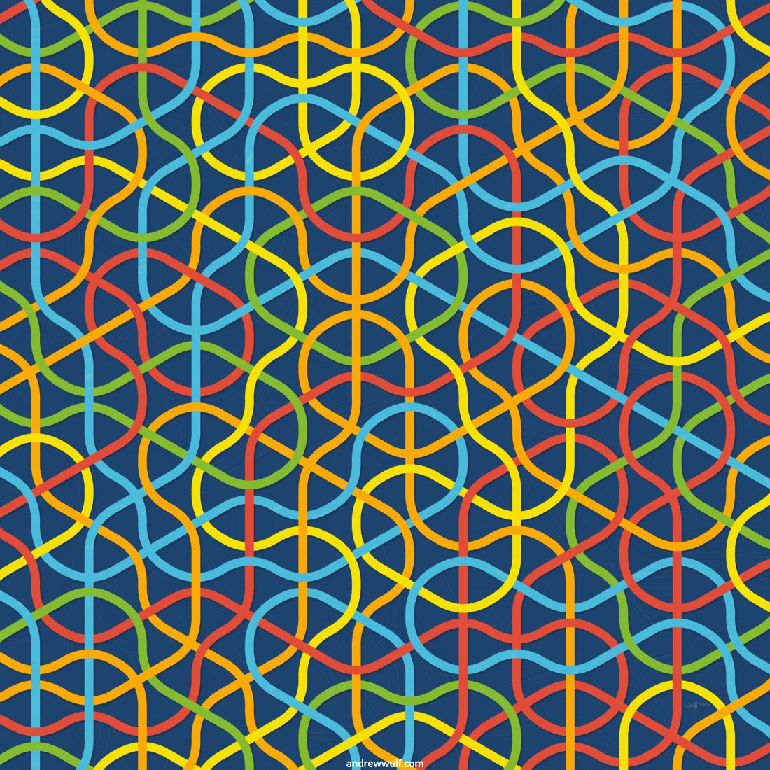 Artwork named: Ribbons Of Color 2