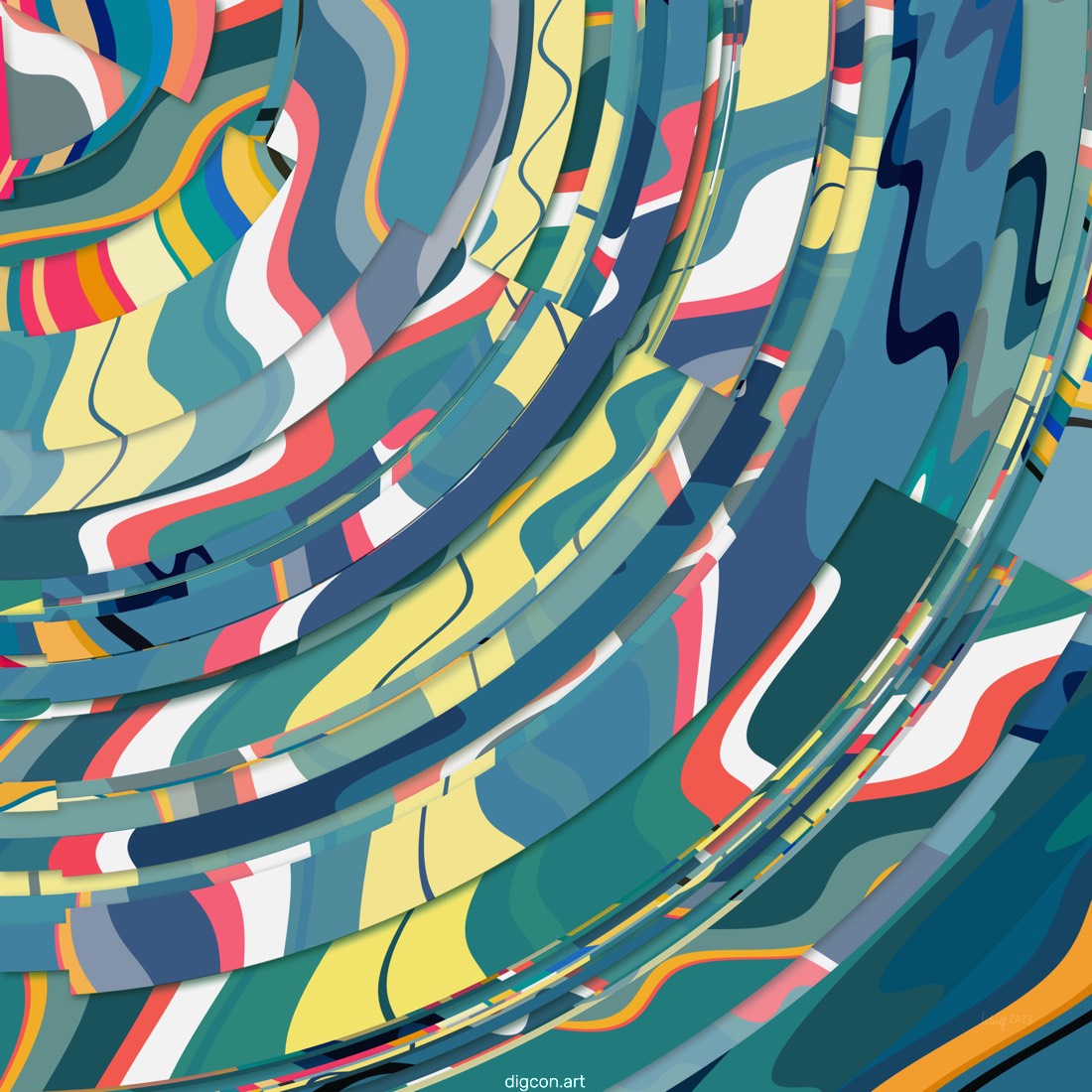Artwork named: Rivers In The Sky