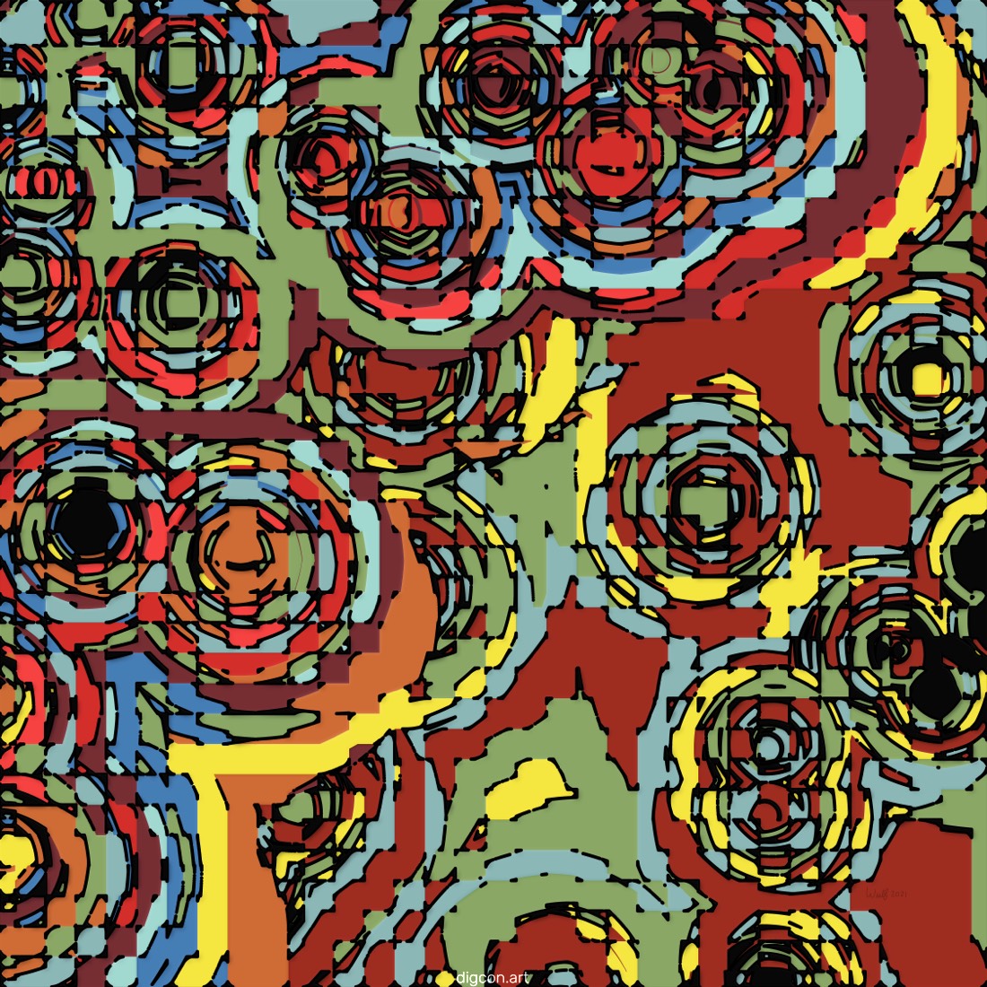 Artwork named: Rosettes