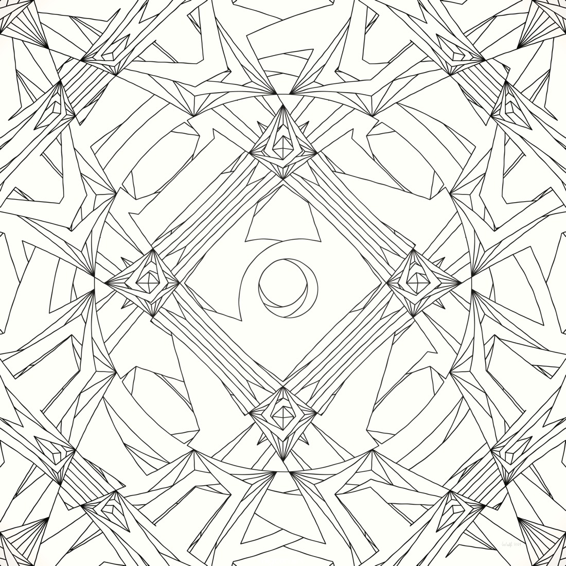 Artwork named: Semi-Symetricon