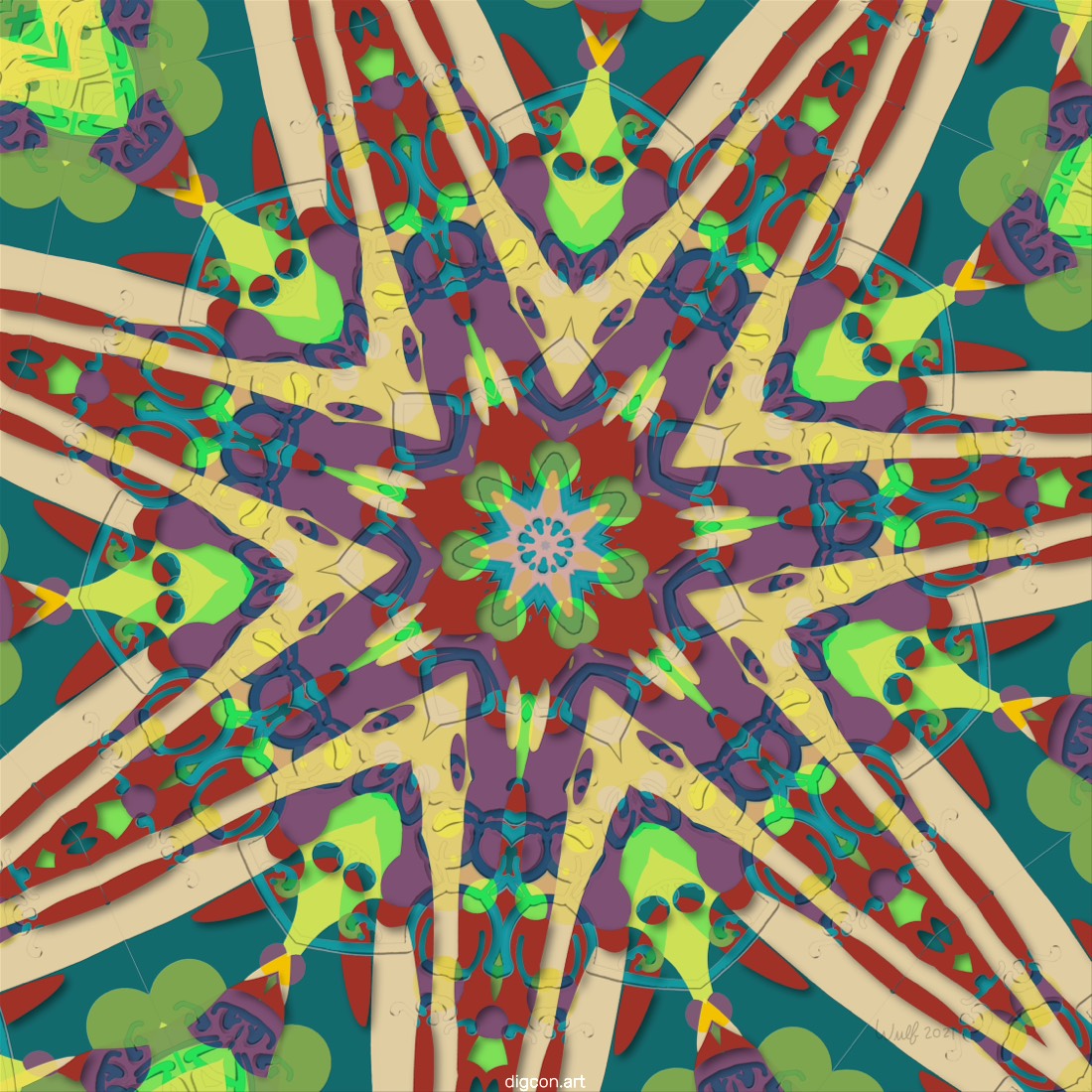 Artwork named: Seven Fish