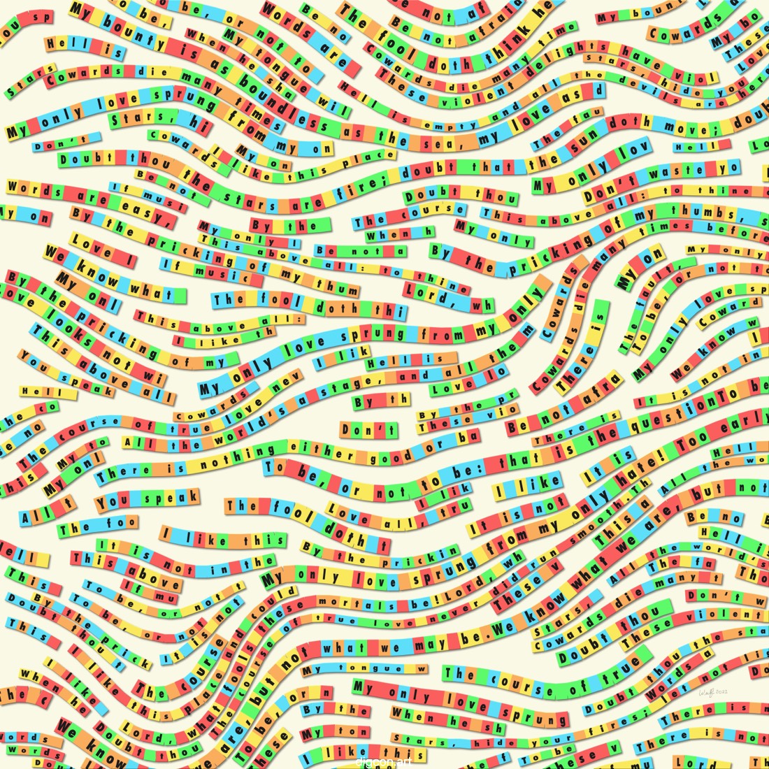 Artwork named: Shakespeare On A Lark