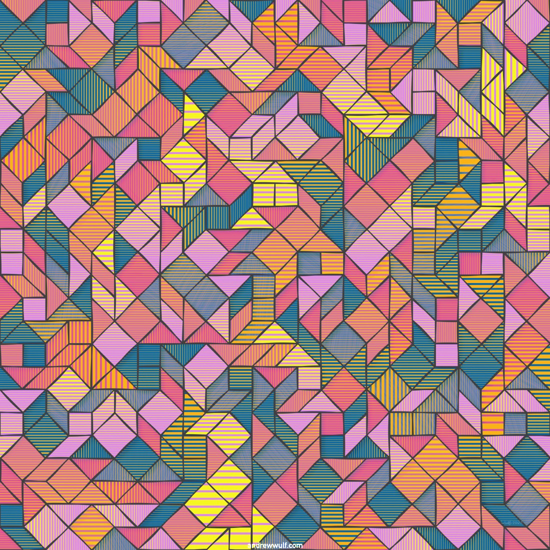 Artwork named: Shapes Of A Different Color