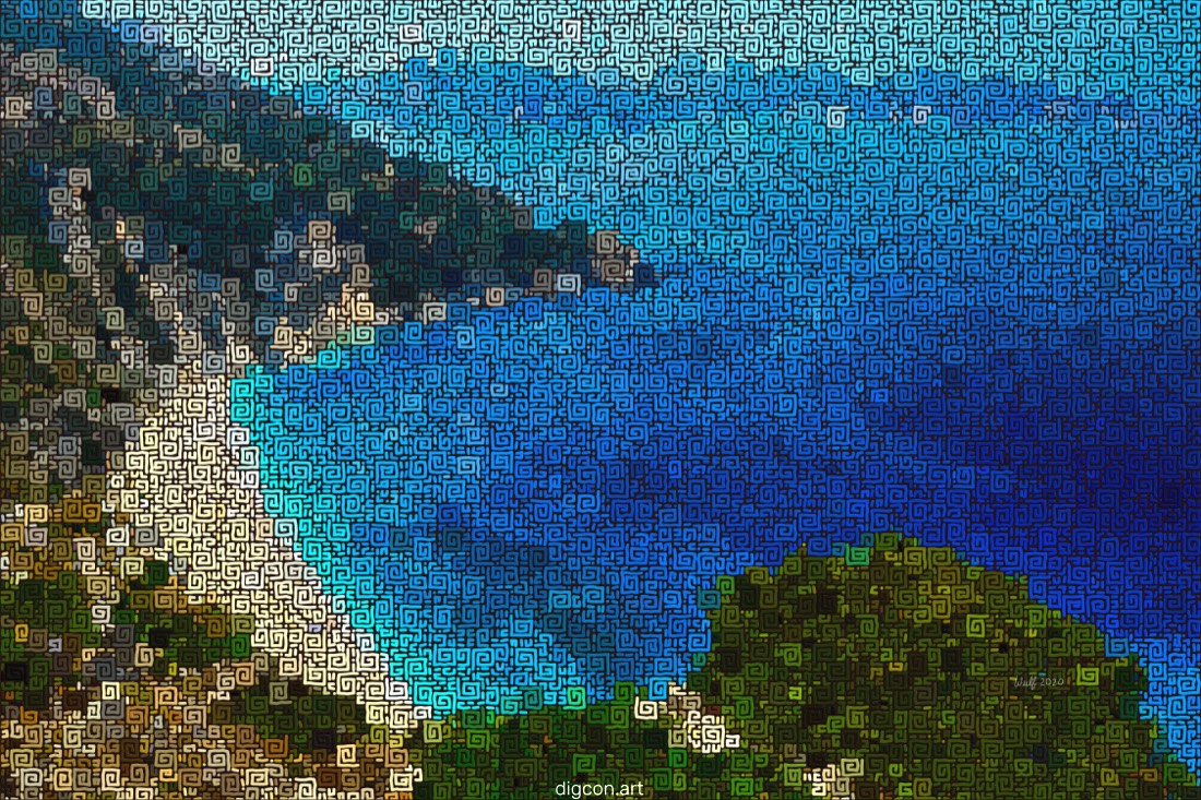 Artwork named: Spiral Beach