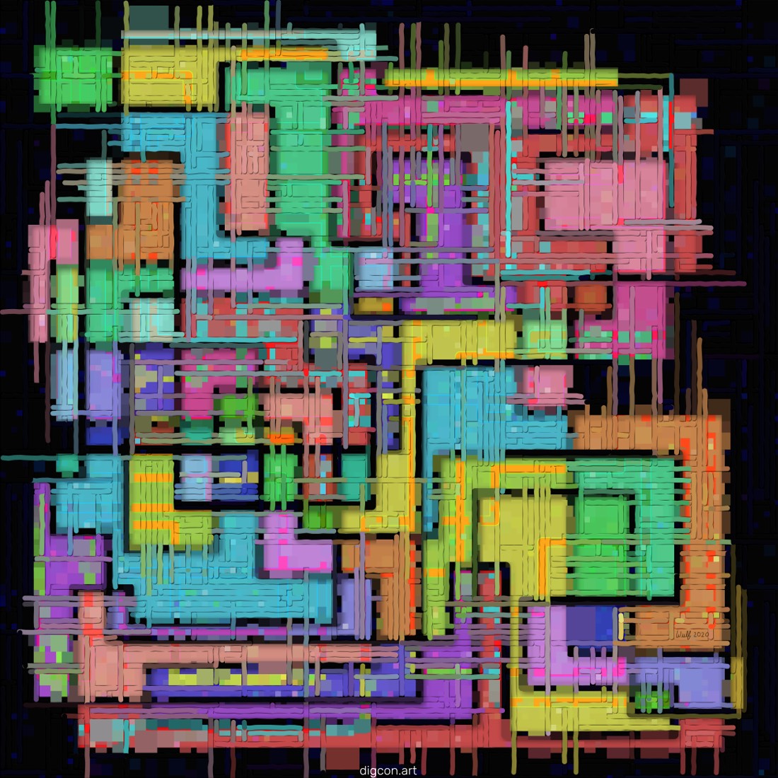 Artwork named: Spooky Action At A Distance