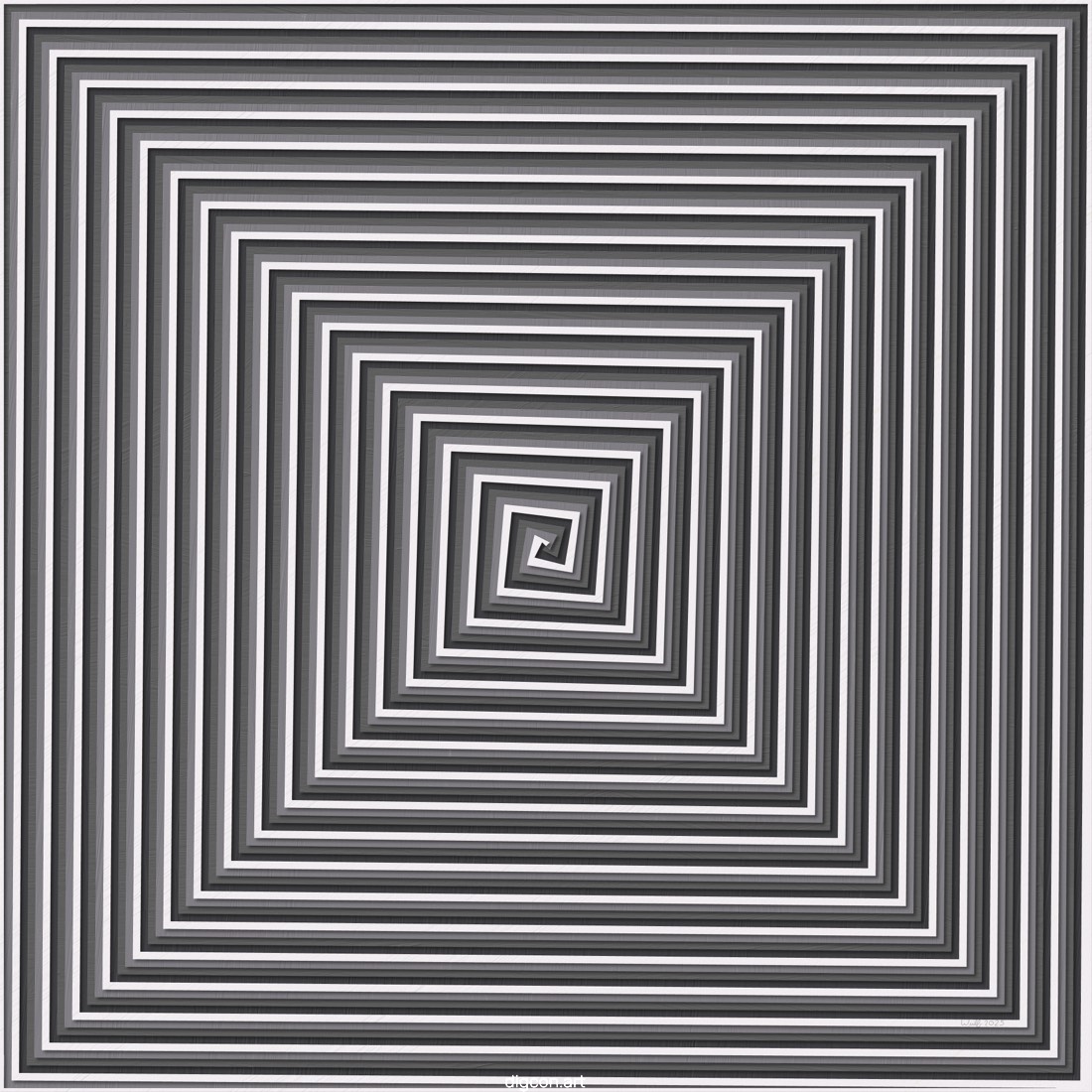 Artwork named: Square Spiral