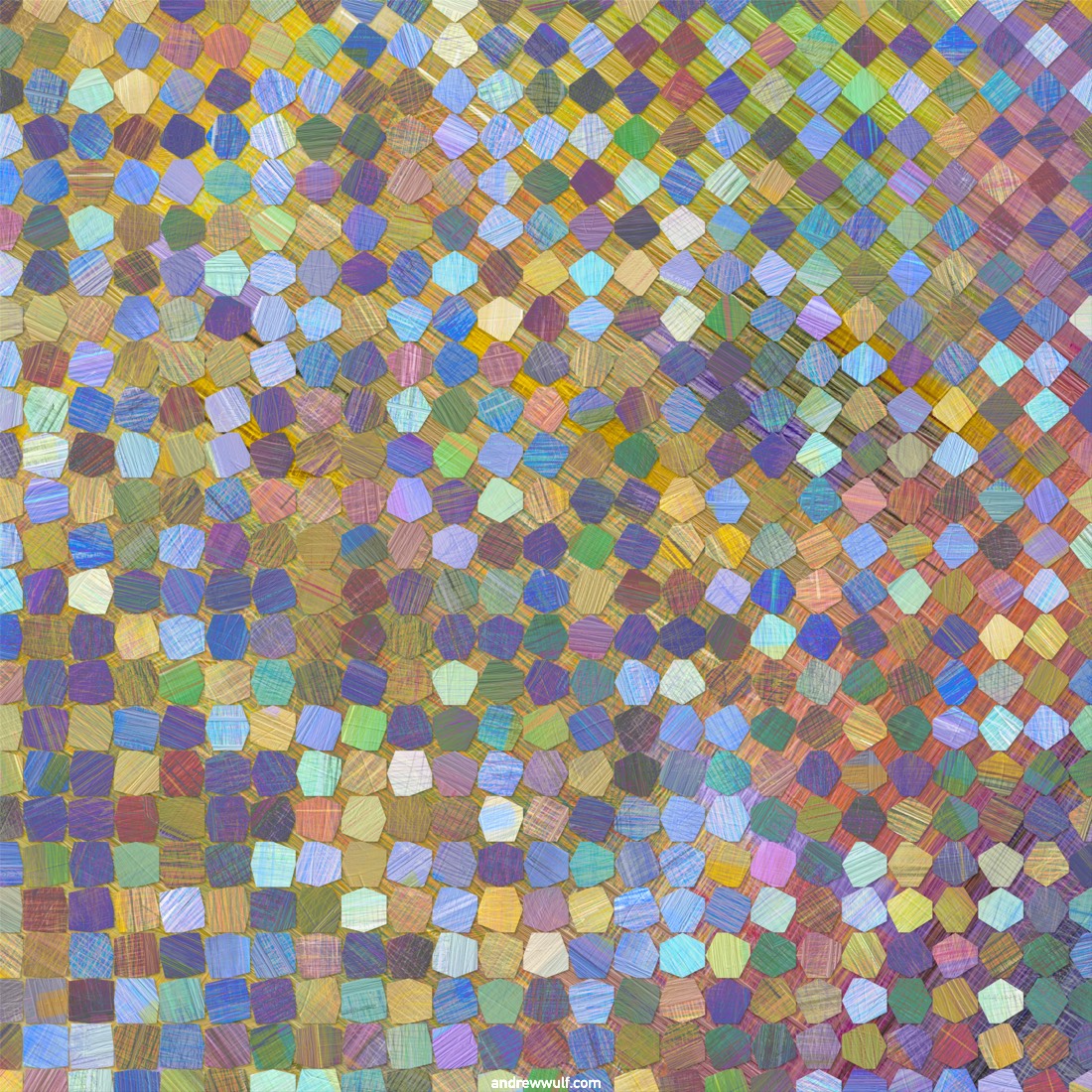 Artwork named: Squares To Diamonds