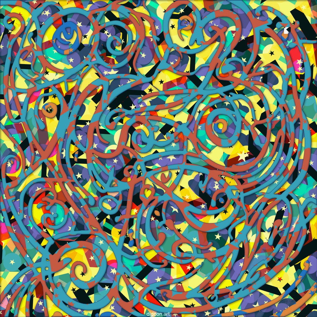 Artwork named: Star Lines