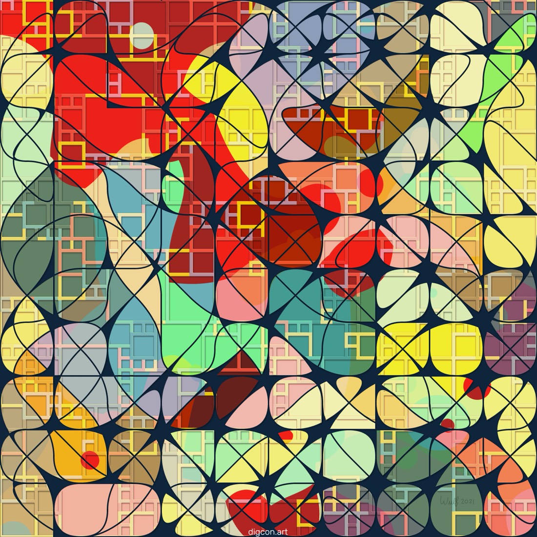 Artwork named: Star Mosaic 4