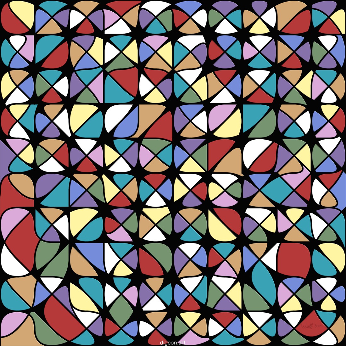 Artwork named: Star Mosaic