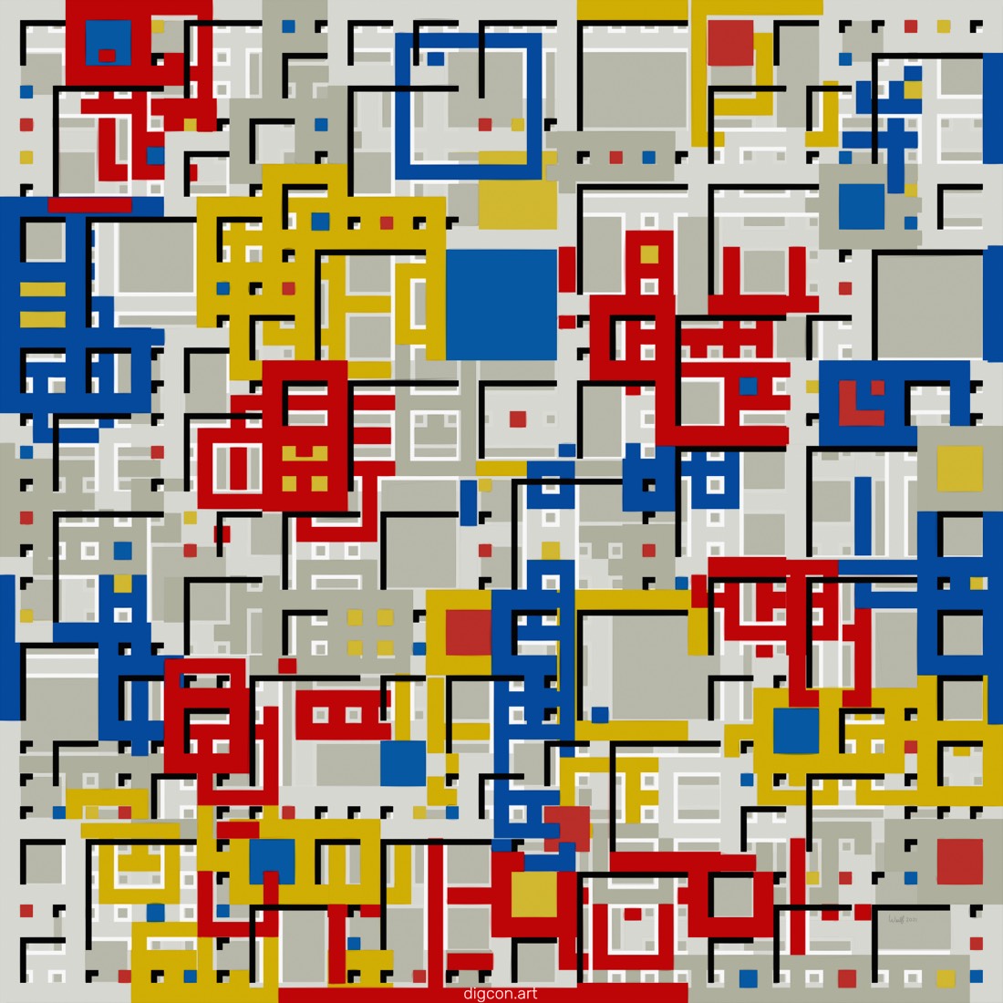 Artwork named: Taken By De Stijl