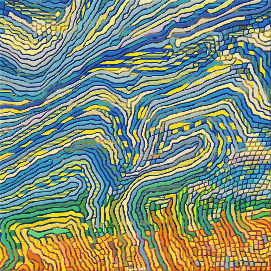 Artwork named: Tempest At The Shore
