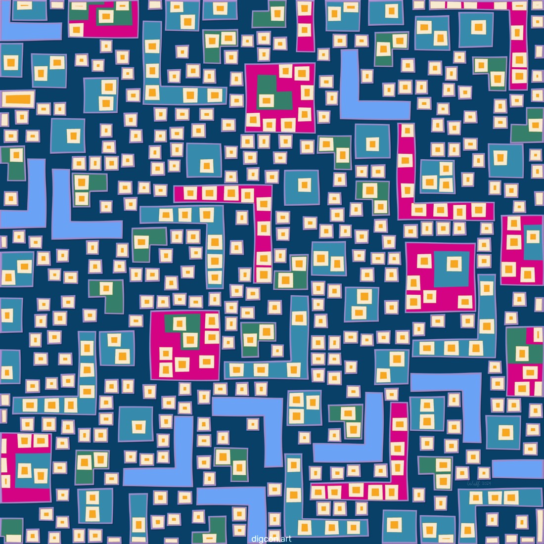 Artwork named: The Blue L