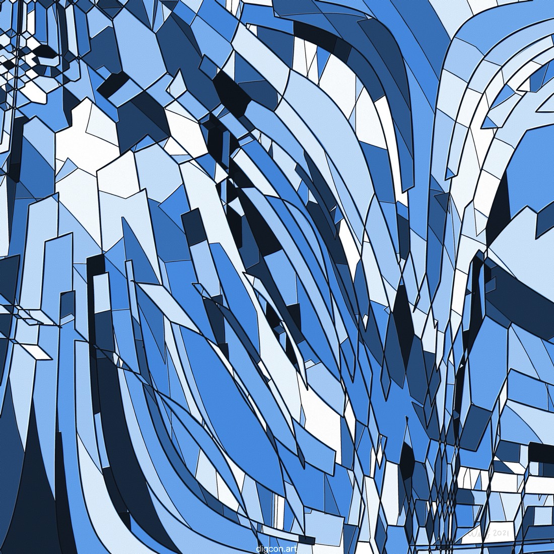 Artwork named: The Blue Wave