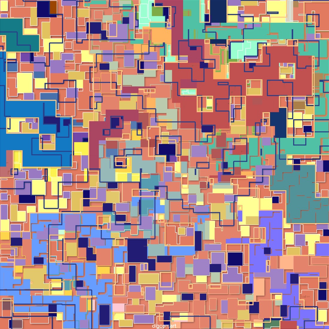 Artwork named: The Information Age