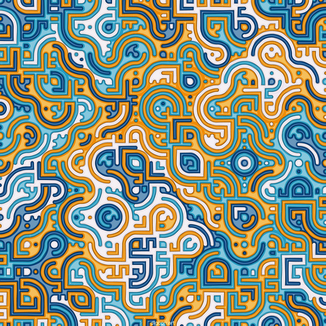 Artwork named: The Long And Winding Tile