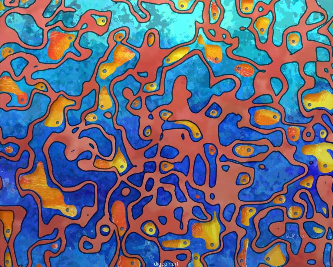 Artwork named: The Mysterious Reef