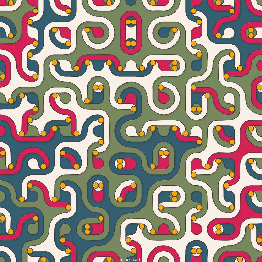 Artwork named: The Orange Spot Market