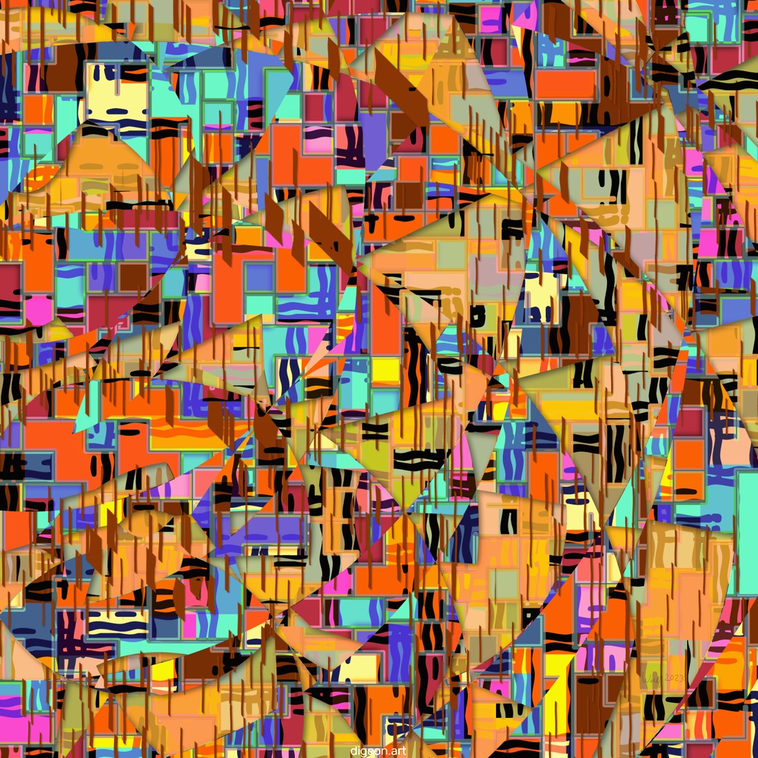 Artwork named: Tiger Stripes