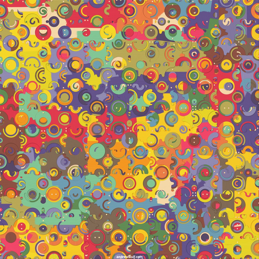 Artwork named: Tile Of Many Colors