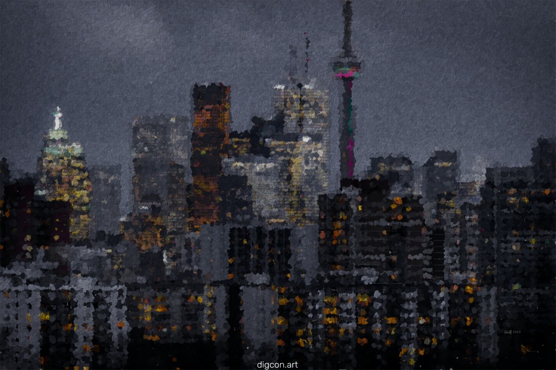 Artwork named: Toronto At Night
